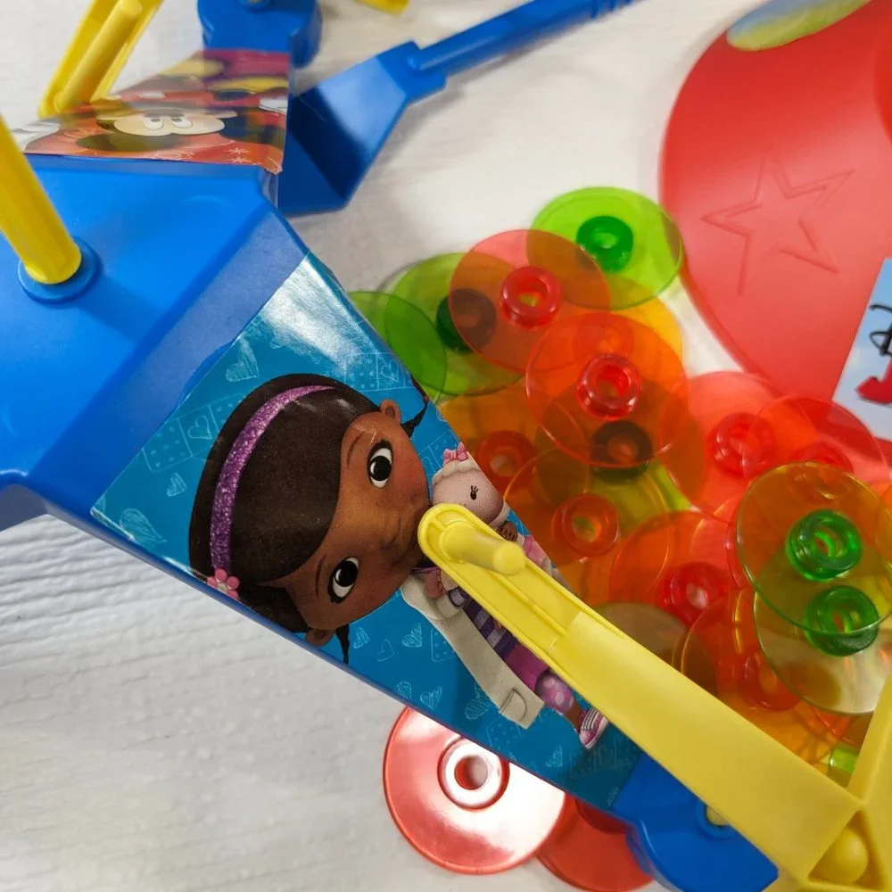 Disney Junior Tip It Balancing Game Mickey Mouse Doc McStuffins JR 2014 Cardinal